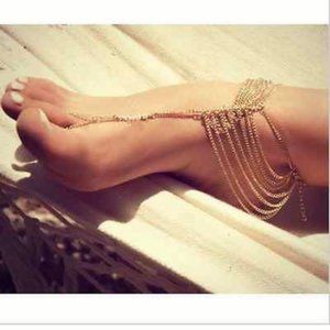 Gold Multilayer Leg Chain